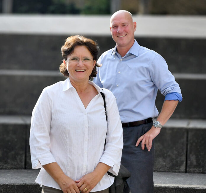 Esther Kanschat und Dirk Lukrafka gehen in die Stichwahl. Fotomontage: Kehren