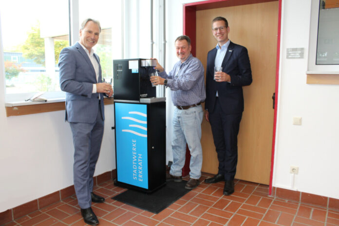 An Erkraths Grundschule gibt es neue Wasserspender. Foto: Stadt Erkrath