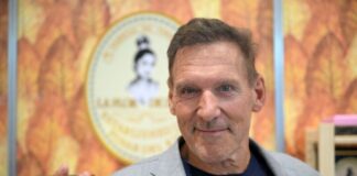Bei der Intertabac bewarb Ralf Moeller Zigarren eines lateinamerikanischen Herstellers. 