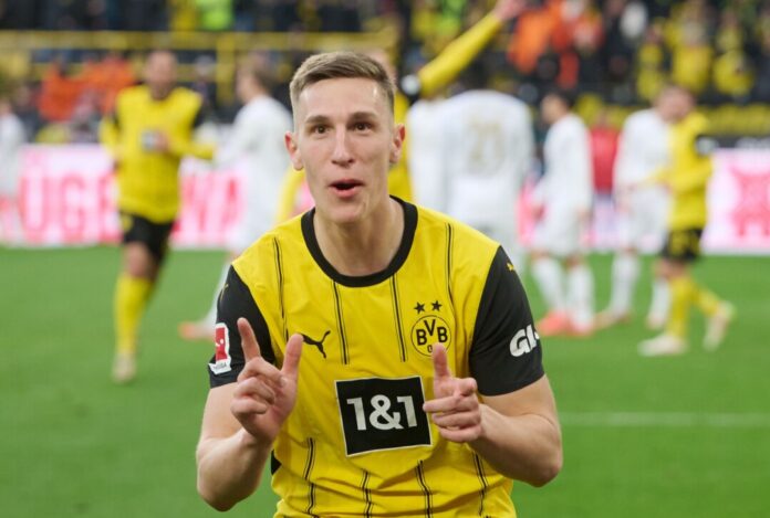 Nico Schlotterbeck in seinem bislang letzten Spiel für den BVB Ende März.  