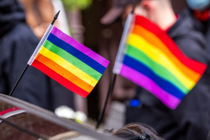 Eine Regenbogenfahne soll Auslöser für eine Körperverletzung gewesen sein (Archivbild) 