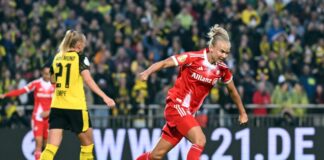 Doppel-Torschützin gegen den BVB: Bayern-Spielerin Pernille Harder