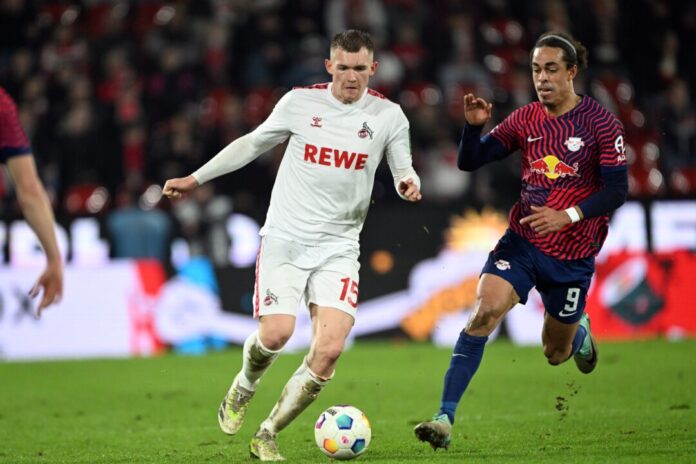 Luca Kilian (l) in seinem bis dato letzten Bundesligaspiel.