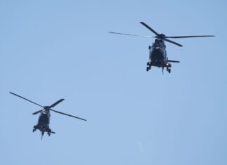 Hubschrauber-Piloten der Polizei werden in der kommenden Woche durch Deutschland fliegen. (Illustration)