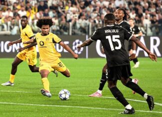 Adeyemi traf mit einem feinen Schuss zur Führung für den BVB.