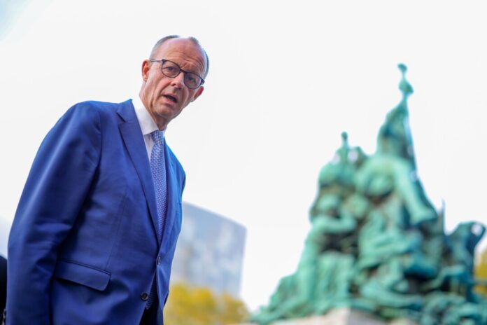 Bundeskanzler Friedrich Merz hat sich beim Ständehaus-Treff der «Rheinischen Post» interviewen lassen.