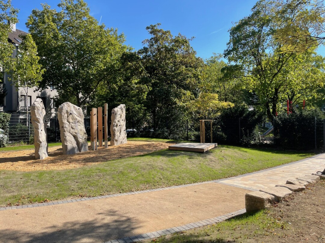 Eine Boulder-Anlage ergänzt das sportliche Angebot. Foto: Stadt Ratingen