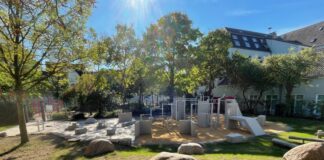 Neue Anlage an der Poststraße in Ratingen eröffnet Parkour: Die neue Parkour- und Grünanlage in Ratingen-Mitte bietet vielfältige Nutzungsmöglichkeiten, zugänglich ist das Areal über den Spielplatz Poststraße oder über den Eingang Beethovenstraße. Foto: Stadt Ratingen