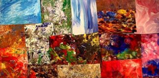 Collage aus der Ausstellung des Statt-Cafe, Bild: Diakonie