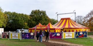 Der Zirkus hatte seine Zelte wieder am Grünen See aufgeschlagen. Foto: Stadt Ratingen