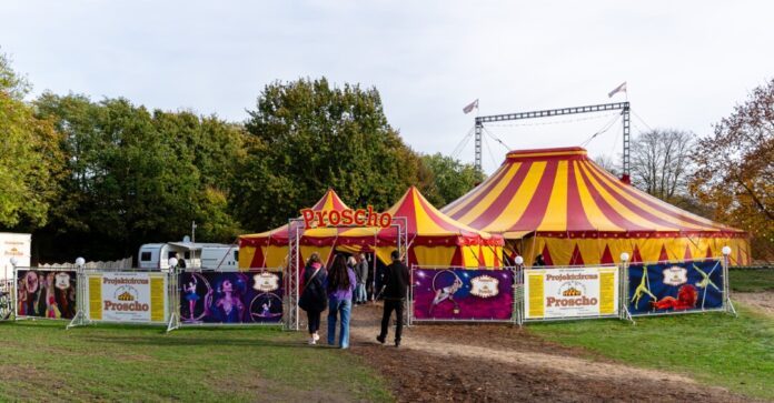 Der Zirkus hatte seine Zelte wieder am Grünen See aufgeschlagen. Foto: Stadt Ratingen