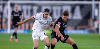 Gladbach und Freiburg lieferten sich packende Zweikämpfe.