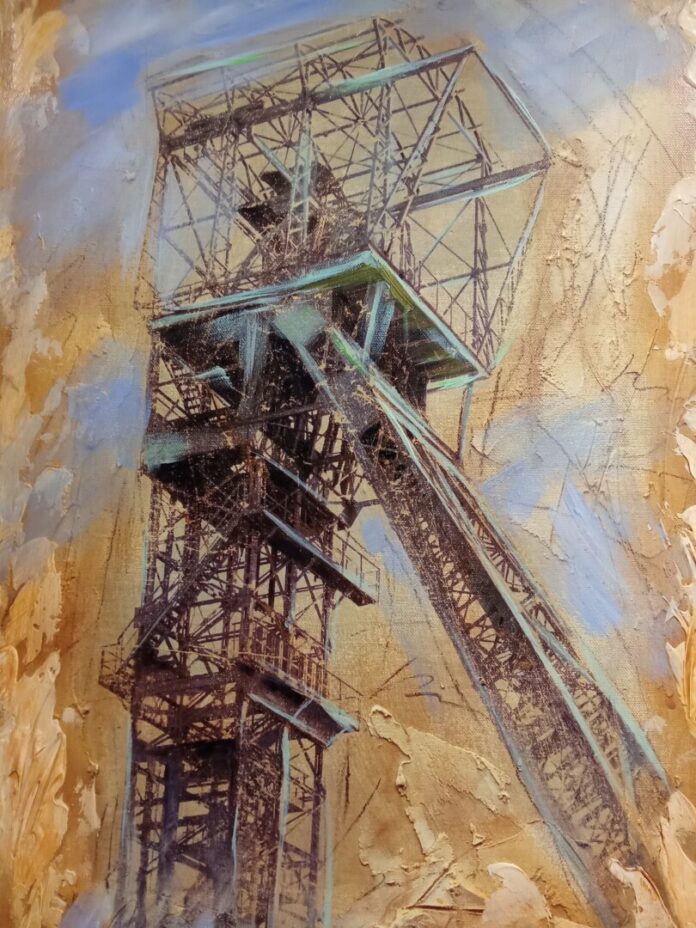 Förderturm von Valentina Maldinger