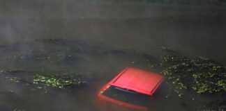 Die beiden Männer konnten das Auto aus eigener Kraft verlassen.