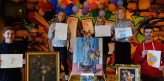 Die Kinder konnten sich mit Farben kreativ ausleben. Foto: privat