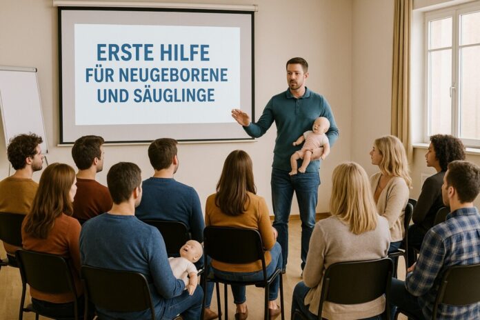 Gut wenn man sich im Ernstfall zu helfen weiss, Bild: Alexander Heinz (KI)