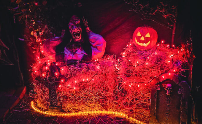 Im Halloween-Haus in Mettmann geht es gruselig zu. Foto: privat