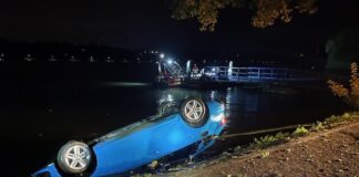 Der geborgene Pkw. Foto: Feuerwehr Essen