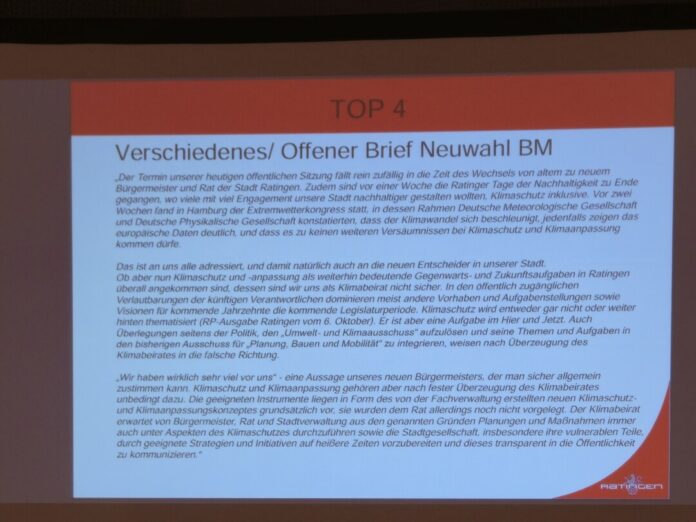 Der "Offene Brief" , Bild: Alexander Heinz