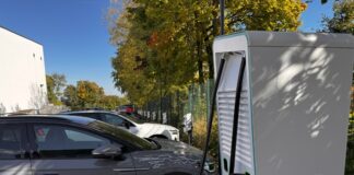Ladesäulen an der Höferstraße in Velbert. Foto: Witte