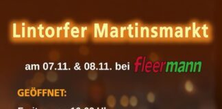 Der Martinsmark, dieses Jahr im historischen Ambiente auf dem Mühlengelände der Firma Fleermann, Bild: Werbegemeinschaft Lintorf