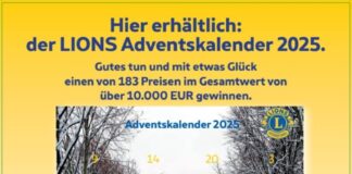 So sieht er aus, noch besser wenn Sie einen gekauft haben, Bild: Lions Club Ratingen