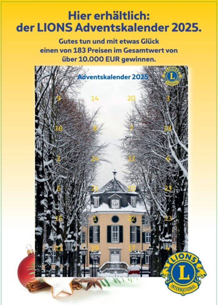 So sieht er aus, noch besser wenn Sie einen gekauft haben, Bild: Lions Club Ratingen