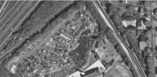 Blick aus der Luft auf die damalige Gesamtanlage, Bild: „geoportal.nrw, via Wikimedia Commons, Datenlizenz Deutschland – Zero 2.0“
