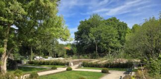 Immer wieder einen Besuch wert, der historische Garten im Poensgenpark, Bild: Alexander Heinz