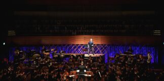 Holger Auer und die Bochumer Symphoniker. Foto: Sabine Hahnefeld