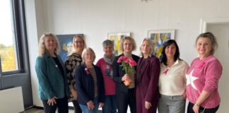 Ihr Treffen im Mettmanner Rathaus haben die Gleichstellungsbeauftragten des Kreises Mettmann dazu genutzt, sich bei Bürgermeisterin Sandra Pietschmann für ihre große Unterstützung zu danken und sie zu verabschieden. Foto: Kreisstadt Mettmann