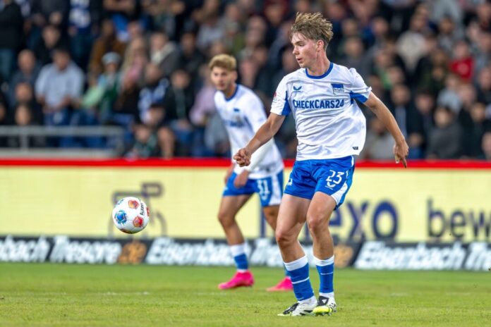 Kennet Eichhorn Mit 16 Jahren: Kennet Eichhorn ist gesetzt bei Hertha BSC.