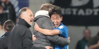 Der Darmstädter Hiroki Akiyama leitete das Darmstädter Torfestival gegen Schalke ein.