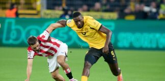 Serhou Guirassy (rechts) und Dortmund wollen in der Champions League nachlegen. (Archivfoto)