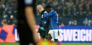 Schalke muss erneut auf Gomis verzichten Christian Gomis musste gegen Darmstadt verletzt vom Platz.