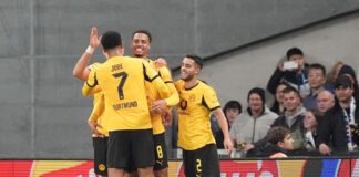 Dortmund jubelt in Kopenhagen.