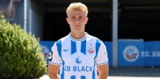 Cedric Harenbrock von Hansa Rostock. (Foto Archiv)
