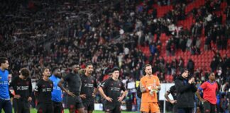 Enttäuschte Gesichter nach der 2:7-Niederlage in der Champions League. 
