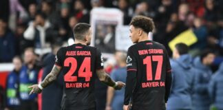 Leverkusens Aleix Garcia war nach der hohen Niederlage enttäuscht. 