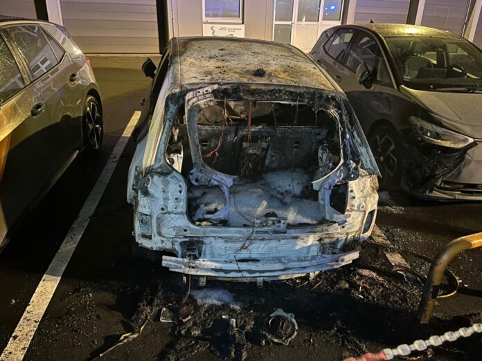 Abgebrannter VW ID.3