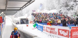 Rodel-Weltcupstart in Igls abgesagt – Auftakt in Winterberg Der Eiskanal ist im unteren Abschnitt neu gebaut worden und wird nun wegen technischer Mängel nicht freigegeben. (Archivbild)