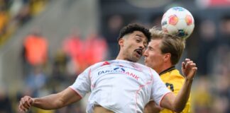 Rassistischer Vorfall beim Spiel Dresden gegen Düsseldorf Der Düsseldorfer Emmanuel Iyoha (l.) wurde im Spiel in Dresden rassistisch beleidigt.