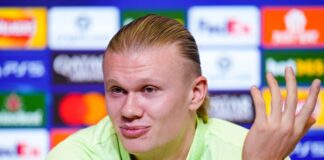 So gut wie Messi und Ronaldo? Haalands BVB-Wiedersehen Sieht sich nicht auf Augenhöhe mit Messi und Ronaldo: Erling Haaland.