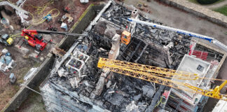 Wiederaufbau von Schloss Hardenberg nach dem Brand: Baudezernent im Radio