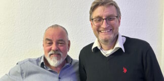 Wählergemeinschaft konstituiert sich als Fraktion für Mettmanns Stadtrat Fraktionsvorsitzender Volker Klein und Stellvertreter Felix Spiecker. Foto: M.U.T.