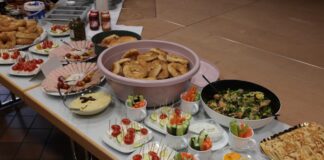 Das Buffet letzten Samstag beim Frühstück der Kulturen im Freizeithaus West, Bild: Alexander Heinz