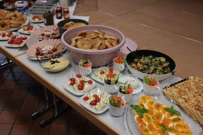 Das Buffet letzten Samstag beim Frühstück der Kulturen im Freizeithaus West, Bild: Alexander Heinz