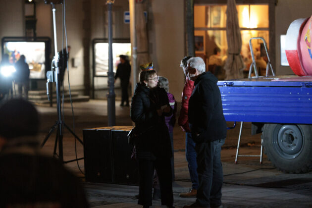 Yvonne Schützendorf bereit für die Weckzeremonie, Bild: Alexander Heinz