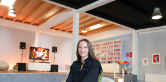 Junge Velberterin lebt ihren Traumjob: Ein “Wohnzimmer” für Events Die Velberterin Fabienne Balka (23) hat mit ihrem Projekt den Schritt in die Selbstständigkeit gewagt, Foto: Volkmann