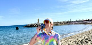 Anne-Katrin Reinl aus Wülfrath ist bei der Ironman 70.3-WM an den Start gegangen. Foto: privat